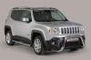 Защита бампера передняя без перекладины 76мм Jeep (джип) Renegade (2014 по наст.) 